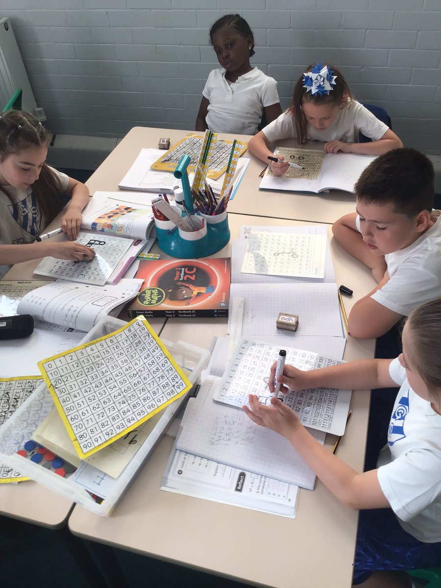 GSPSAustralia's tweet photo. @GwladysStPrim @GSPSAustralia working hard using our 100 square to help us with our addition and subtraction in maths! ➕➖🟰 https://t.co/SqKkFQEfoZ