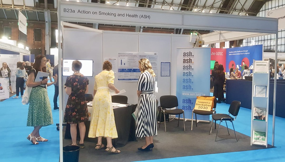 Day 2 of #NHSConfedExpo! Visit @ASHOrgUK stand B23a to meet our team &amp; discover our resources on:

🔸What is the cost of smoking in your ICS?

🔸What priority actions can ICS leaders take to reduce health inequalities and improve population health?

i.snoball.it/p/-influencerC…