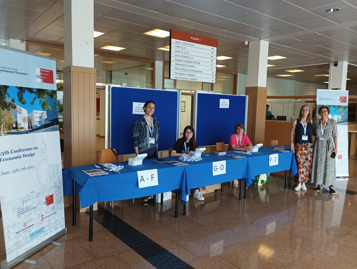 Dolors Berga (@dolors_berga) on Twitter photo 🌍 Welcome to the 13th Conference on Economic Design in Girona! 
🤝 Engage in stimulating sessions, and contribute to the advancement of economic design. 
📍 Explore the historic city of Girona and its cultural delights during your downtime.
#CoED2023 #UdG #EconomicDesign 🌍 Welcome to the 13th Conference on Economic Design in Girona! 
🤝 Engage in stimulating sessions, and contribute to the advancement of economic design. 
📍 Explore the historic city of Girona and its cultural delights during your downtime.
#CoED2023 #UdG #EconomicDesign