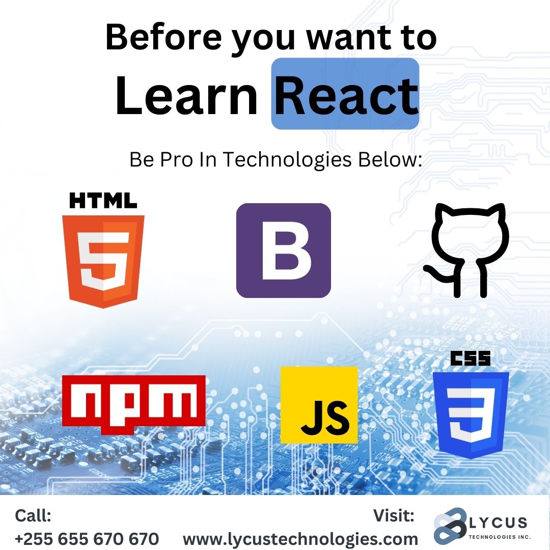 #React #html #bootsrap #npm #github #javascript #css #tech #developertools