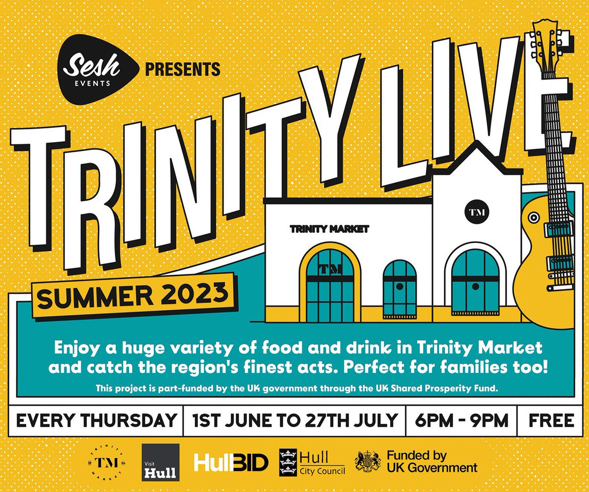finessedigital_'s tweet photo. Don't forget the 2nd night of Trinity Live kicks off at 6pm today!
For live music with great food and drink, head over to Trinity Market.
Maybe we'll see you there! πΆ
Details: https://t.co/EeX6p5narV
#TrinityMarket #Hull #MusicHull #stufftodohull #kingstonuponhull https://t.co/Yb0lUOYz4r