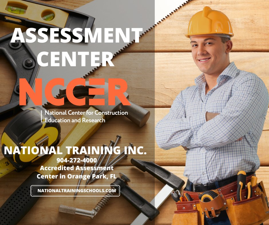 Did you know that we're not just a #heavyequipmentoperator training school, but also an #NCCER assessment center? That means we can help you get certified in your trade! 

Contact us 904-272-4000 #Certification #TrainingSchool