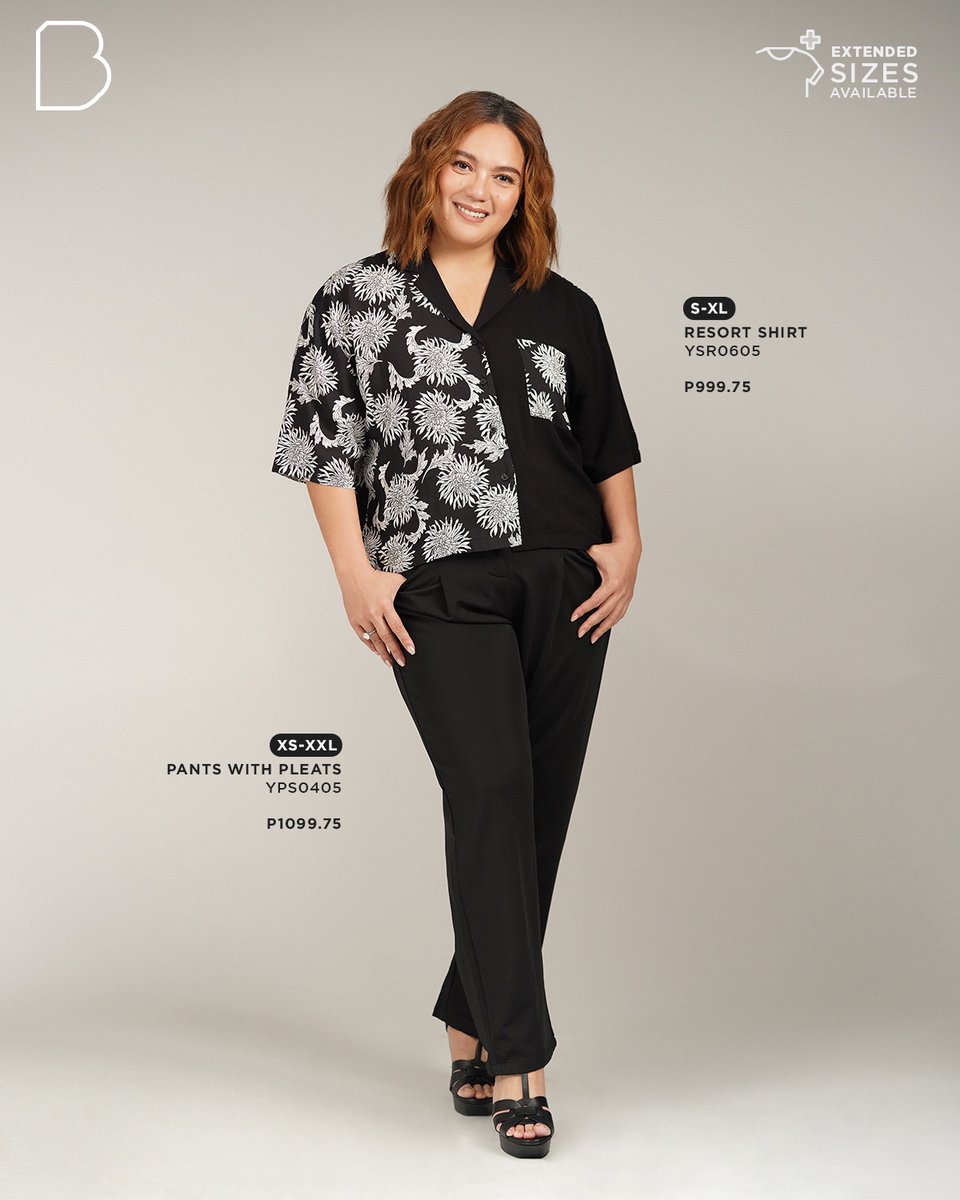 benchtm's tweet photo. Why choose between style and comfort when you can have both? π Extended sizes are now available in-stores and online with #BENCHPlus.
Get @sylviasanchez_a and @gela_atayde's looks today! https://t.co/6bsQpaKGRg