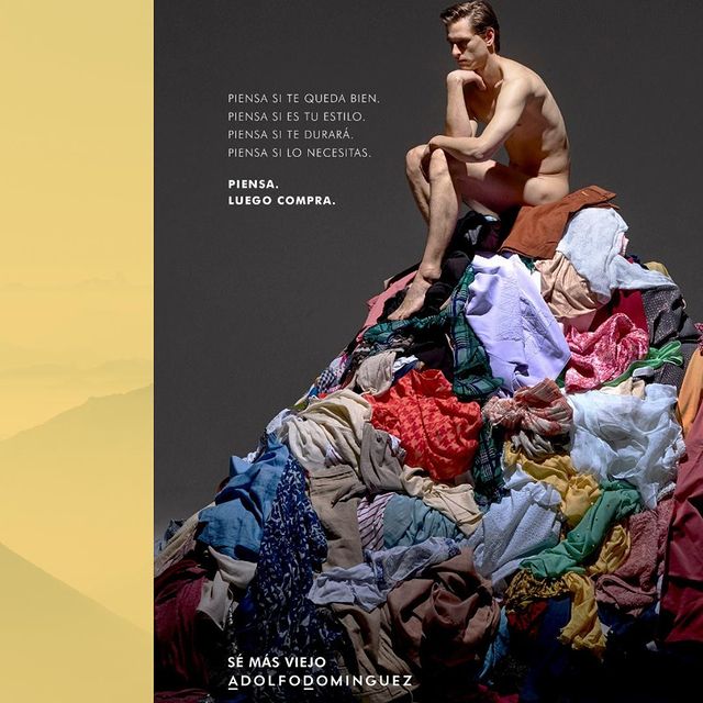 Recuperamos esta antigua campaña de @adolfodominguezofficial para reflexionar.
¿Cuántos de estos pasos te saltas antes de comprar ropa?
Empieza YA a usar #modasostenible