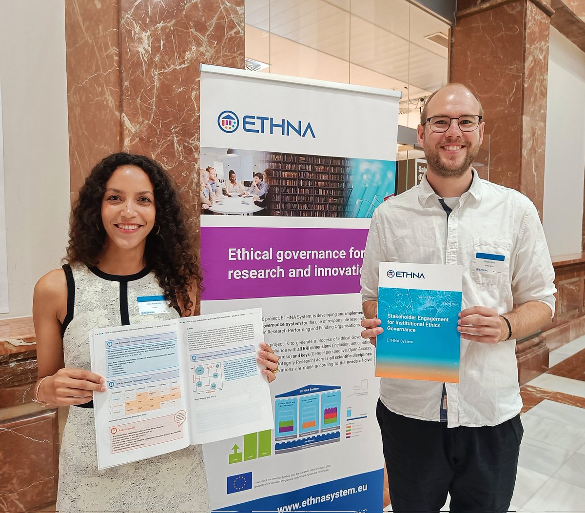 Three guides to support higher education, funding and research centres in stakeholder engagement are among the results of the ETHNA System project. Thank you to Lisa Haeberlein and <a href="/phoevel/">Philipp Hövel</a> of #EUREC for presenting the guides at the Final Conference! #UJIciència #RRI