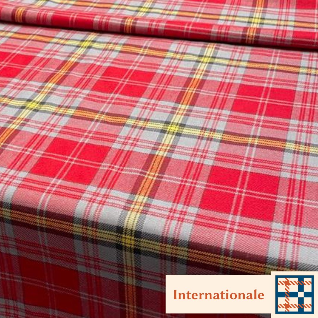 World #RefugeeDay- ‘The Internationale (Tartan) unites the human race. Colours inspired by the battle-hymn of the Suffragettes: 'Bread and Roses' > tartanregister.gov.uk/tartanDetails?…’ #SocEnt