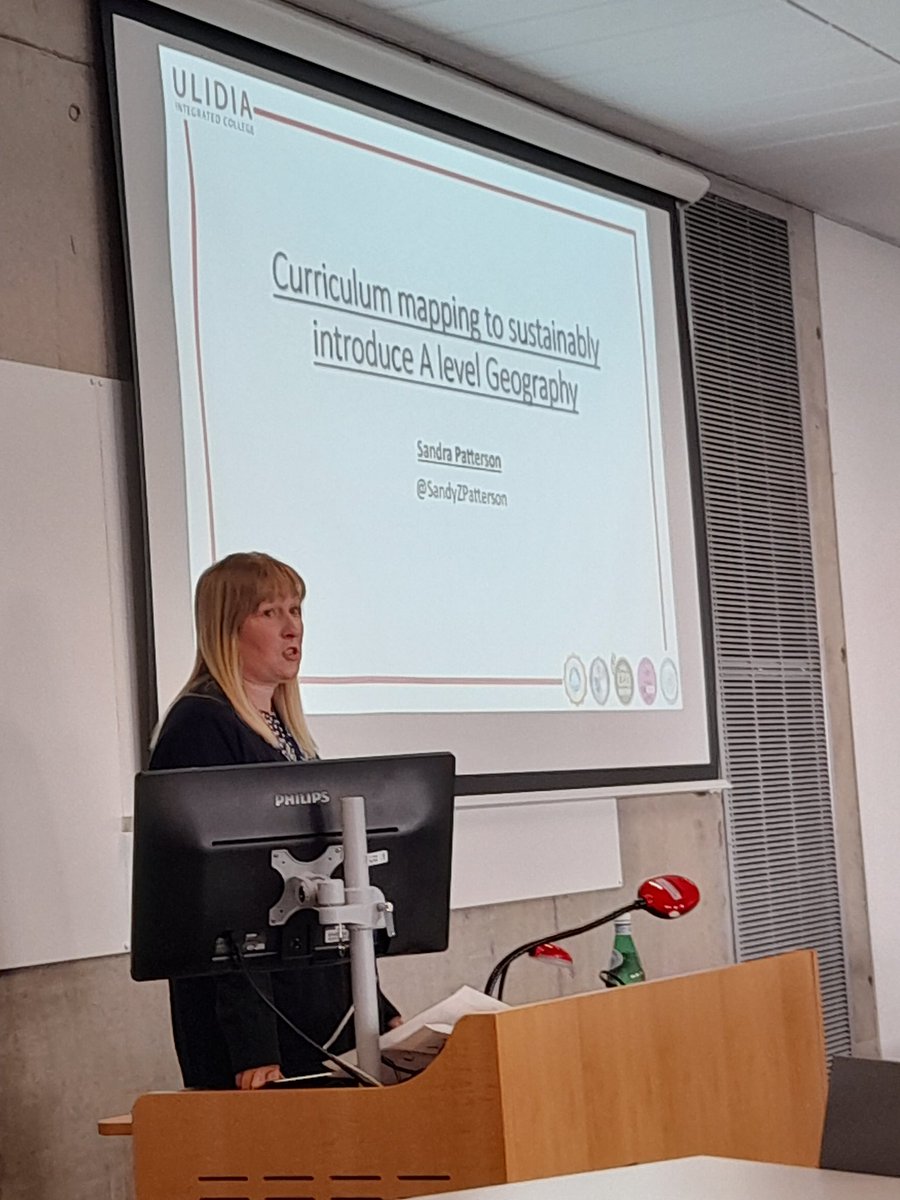 Delighted to hear from Sandra Patterson, speaking on curriculum mapping <a href="/ulidiageography/">UlidiaGeography</a>