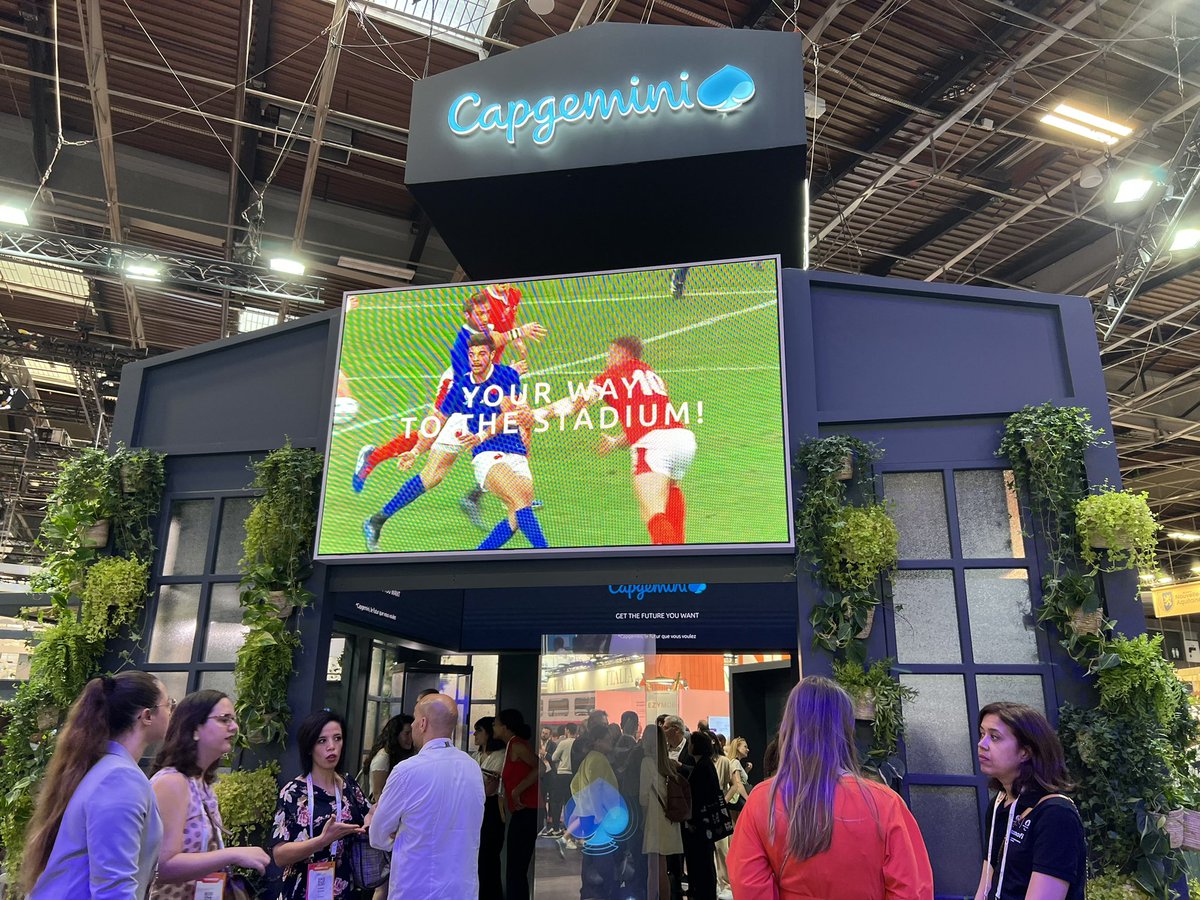 Nicely done… <a href="/Capgemini/">Capgemini</a> <a href="/VivaTech/">VivaTech</a> #Capgemini #VivaTech #France