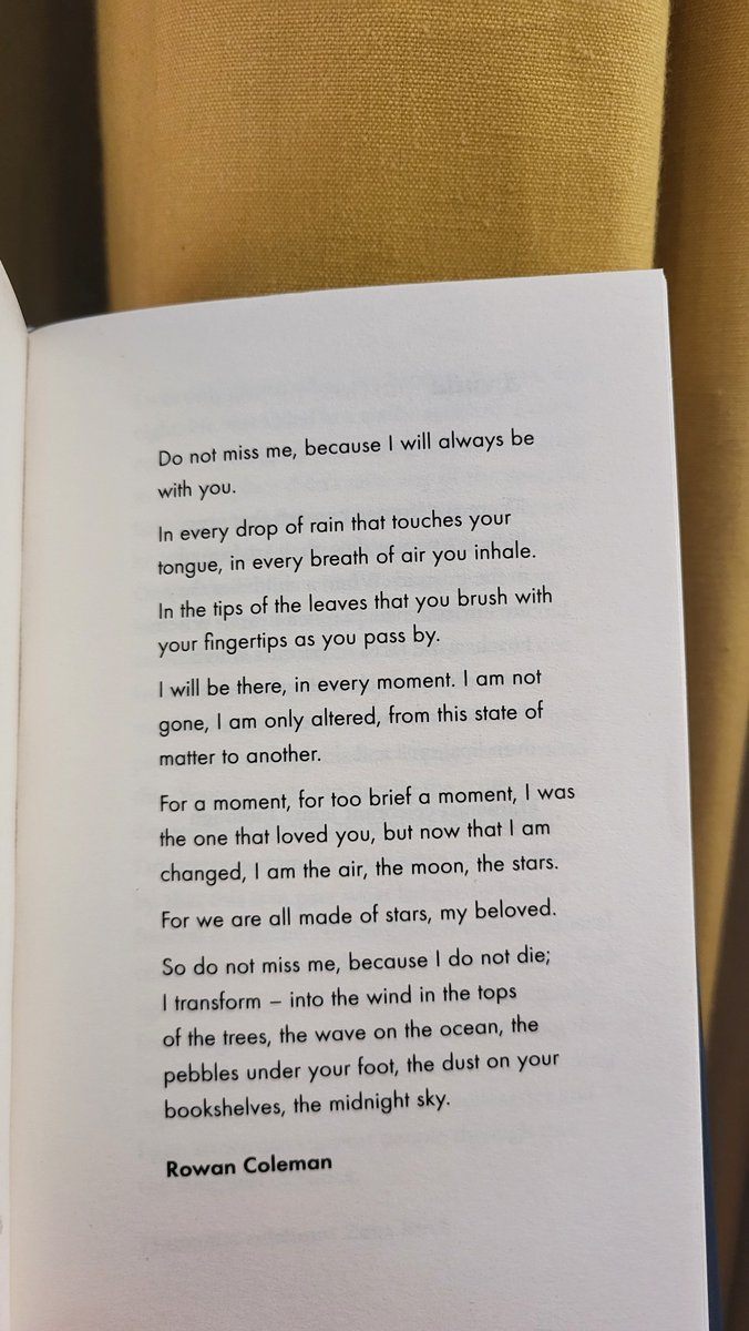 Humanists_UK's tweet image. A really lovely sentiment on the humanist approach to &apos;living on&apos; in the memories we create, the love we give, and in returning to nature when we die. ❤️

#TheLittleBookofHumanistFunerals