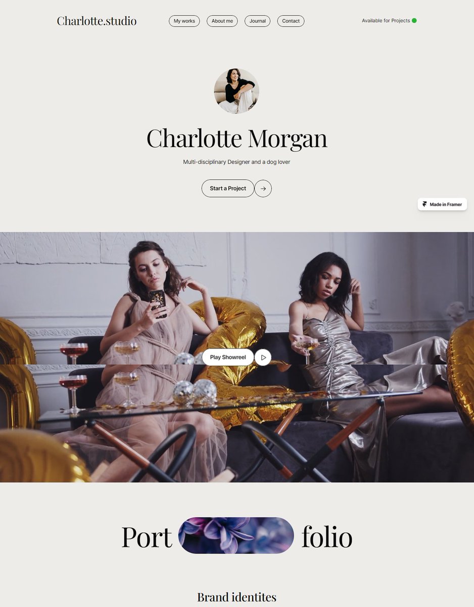 FLEXANDGRID's tweet image. Our new portfolio website developed in #framer