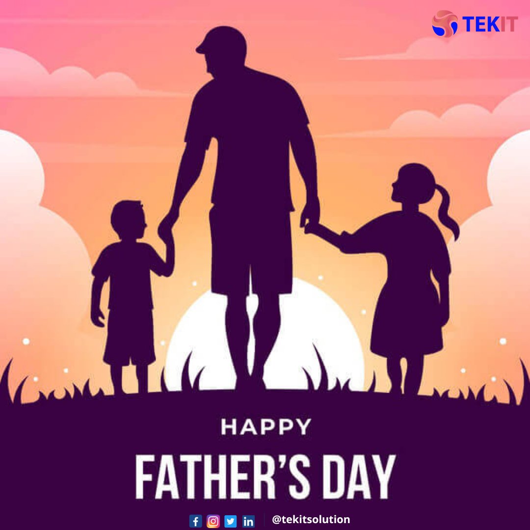 tekitsoftwares's tweet photo. Wishing all the fabulous fathers out there a Happy Father's Day!
#father #fathersday #tekit #tekitsolution #dad #dadday #fathers #fathersday2023 #tekitsoftware #dadlove #happyfathersday #fathersdaygift #fathersdaysunday #dads #giftfordad #fatherlife #dadgifts @TekitSolution https://t.co/Um3OeP4axD