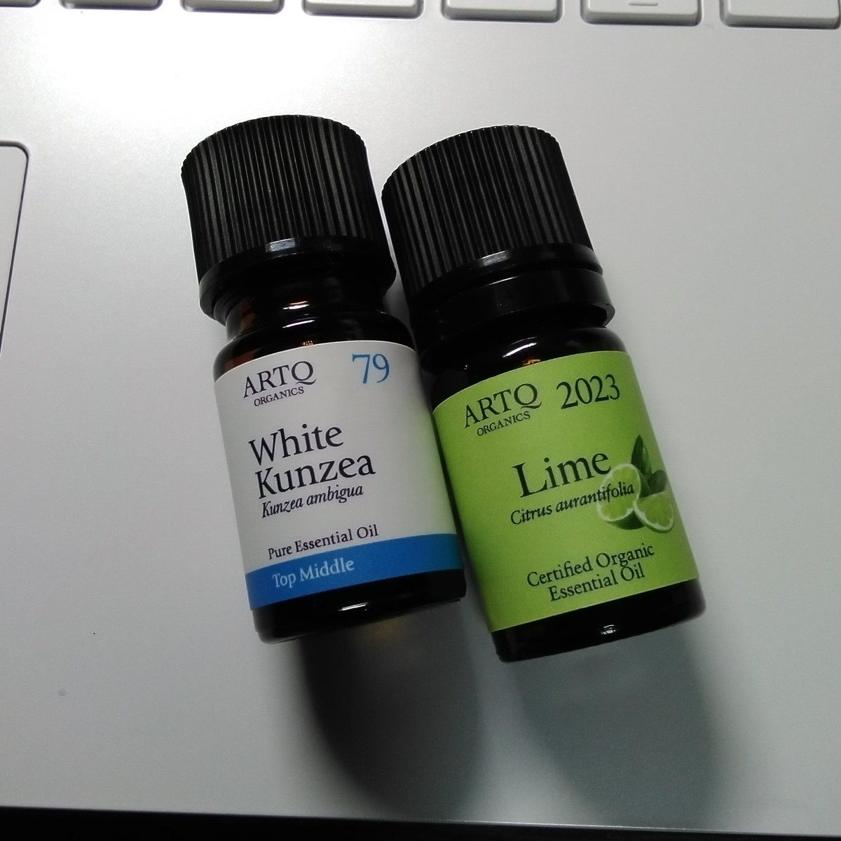 Ci20oUbencasey's tweet photo. 再び☔がしとしとと降りだしてくる。
WhiteKunzia&Limeをホホバ油に混ぜてマッサージ。
初めてブレンドしたけどいい香り。
なんか痛み和らいで来たような気がする。
#雨は嫌い
#股関節の痛み
#ARTQ https://t.co/W6KkPpy7eG