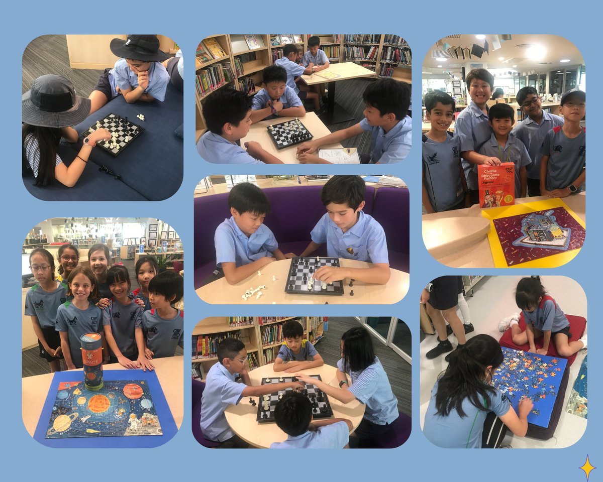 dbis_lib's tweet photo. With the hotter weather we have increased numbers of  students visiting the library at break times. Besides reading, students are either playing chess or completing jigsaw puzzles. Both are fantastic for building focus, problem solving and reasoning. 🌞♟️🧩 https://t.co/iZiFr2nFiO
