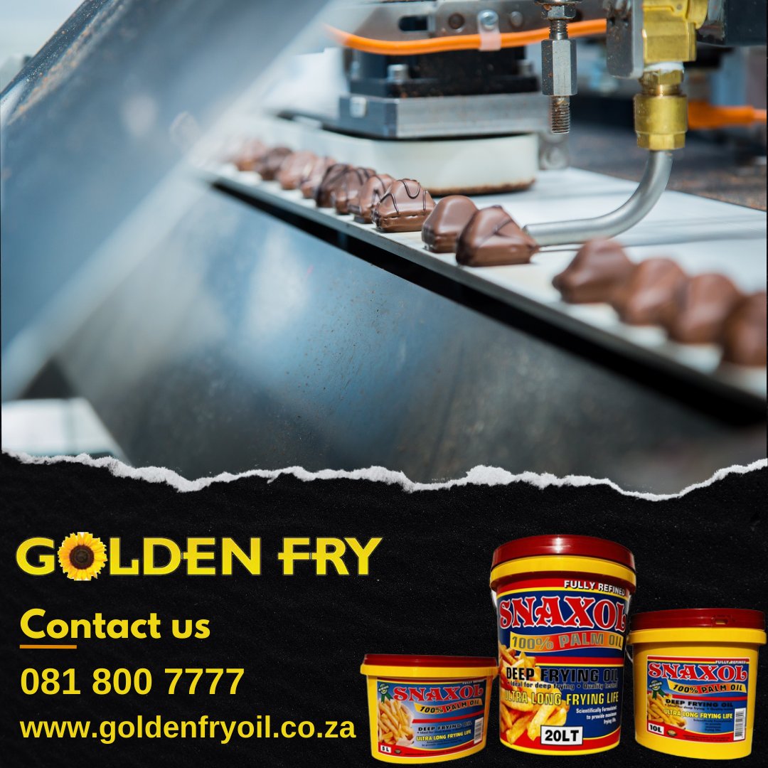 Golden Fry's quality cooking oil is a game-changer for food manufacturers. 
Partner with us for consistent excellence in your products:
goldenfryoil.co.za 
NB: We Are A Trade Only Supplier. 

#FoodManufacturers #QualityIngredients