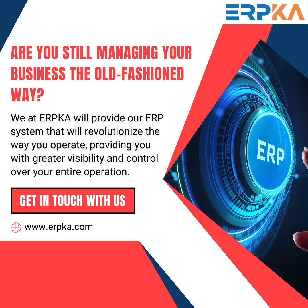 erpka101's tweet photo. Hey, Business Owners!
Implement an #erpsoftware in your business and grow your business to the next level.
Visit our website π https://t.co/G5etIEzDVH
#businessautomation #businessmanagementsoftware #manageinventory #erpsystem #softwareforbusiness #erpforbusiness https://t.co/KiGLznAc9T