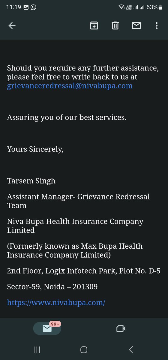 Mrinalgpt's tweet photo. @Niva_Bupa 
Again Claim 1212584 got rejected without specifying the solid reason and why attached documents are not considered is not specified by you guys why? ATTACHED THE SCREENSHOT OF THE MAIL.
@irdaindia 
@jagograhakjago 
@consumerforum_ https://t.co/xBDTskZwxG