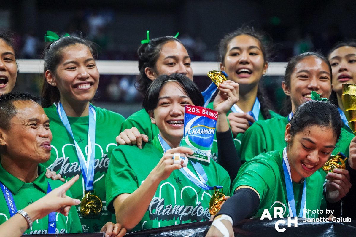 UAAP Season 85 Lady Spikers CHAMPIONSHIP SHIRT by GreenBlooded is now available at the following:

🏹 The Store at De La Salle University Manila
🏹 The Store at De La Salle University Laguna
🏹 GreenBlooded Shopee: shopee.ph/greenblooded