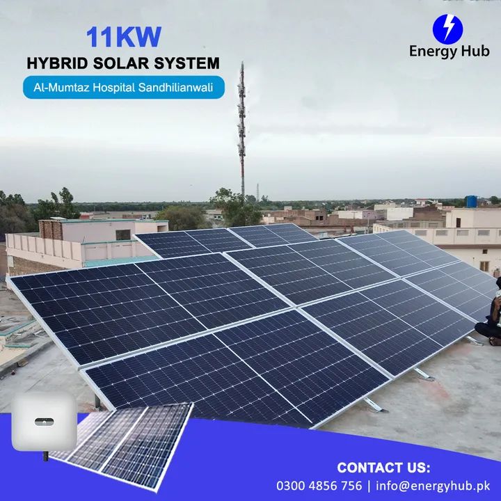 Dr. Ramzan Chaudhry has decided to install a solar PV system at Al Mumtaz Hospital with #EnergyHub. Switching to #solar power can bring numerous benefits, including monthly bill savings, environmental #sustainability, and energy independence. 

#solarpower #pvmodule #solarpanels