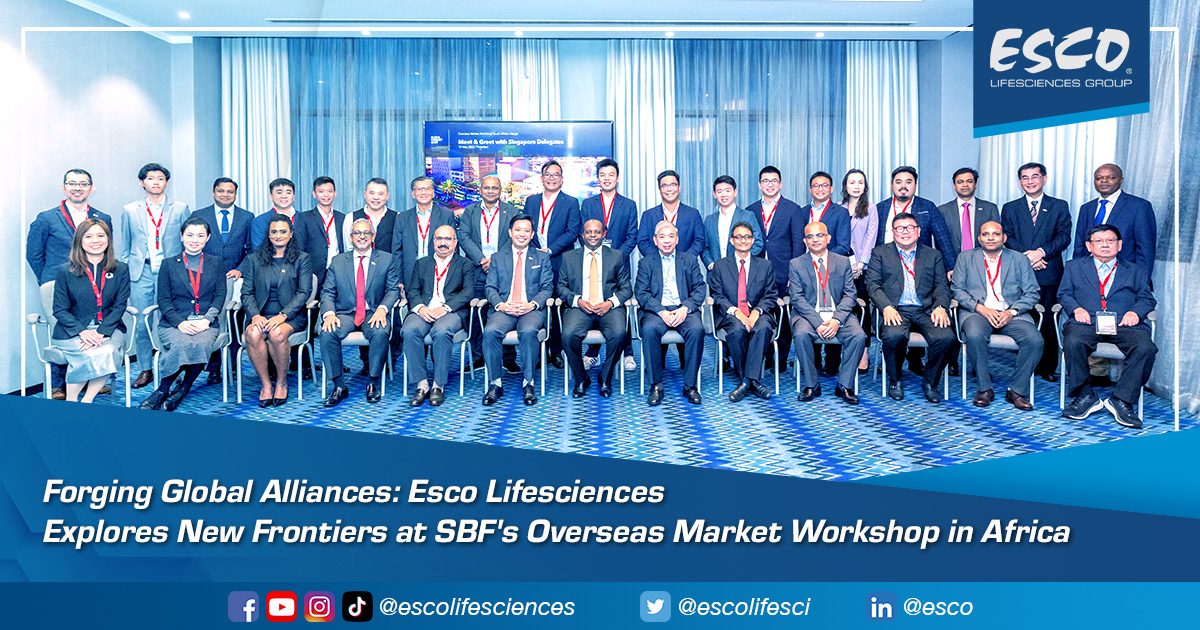 Witness how #EscoLifesciences forged alliances and ventured into Africa’s flourishing markets at the fruitful Singapore Business Federation's (SBF) overseas workshop. 💯

🔗 Read more: bit.ly/SBFWorkshopInA…

#EscoCares #SBFWorkshop2023 #CollaborationForGrowth #EmergingMarkets