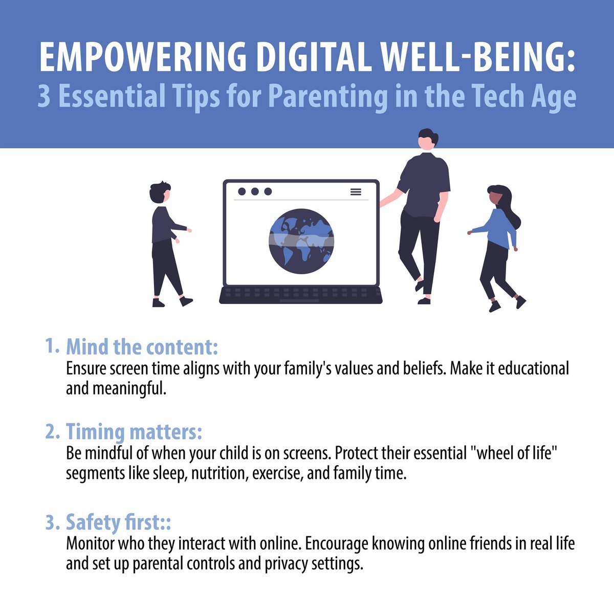 dialanerdsa's tweet image. Managing technology for our children is a lifelong challenge! It&apos;s designed to hook us in and keep us there. So, let&apos;s focus on future-proofing them with these simple habits. #DigitalWellness #ParentingInTechAge
