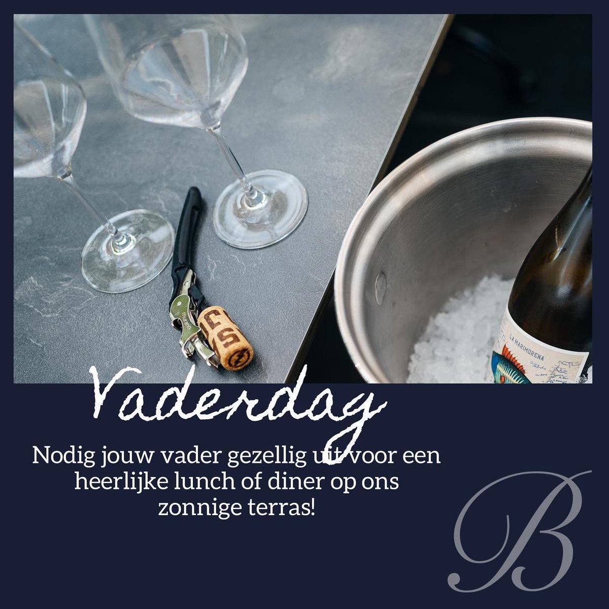 ☀️ FIJNE VADERDAG // Nodig jouw vader gezellig uit voor een heerlijke lunch of diner op ons zonnige terras! En geniet bijvoorbeeld van één van onze wijnen per fles 🤩... Dat is nét even wat feestelijker op zo'n speciale dag! 💙
#Bovenmeester #Steenwijk #diner #lunch #restaurant