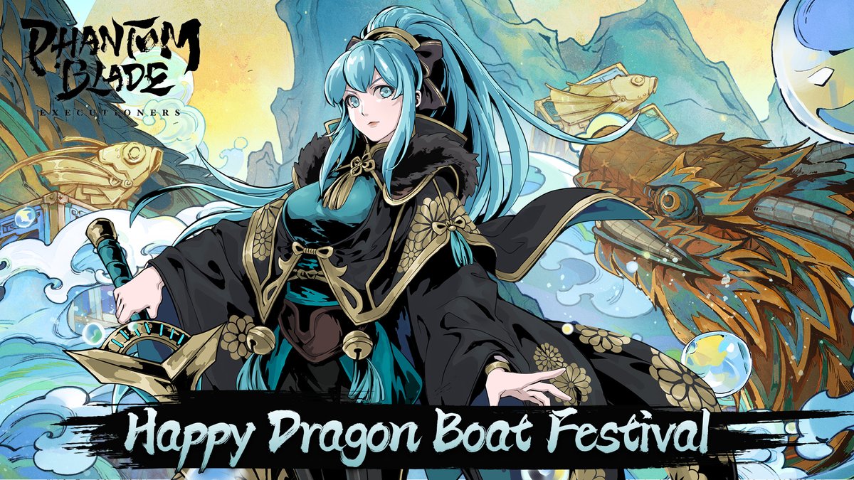 PBEX_global's tweet image. 🎡Dragon boats! Zongzi snacks! 
The Wulin is a lot merrier on this special occasion. ✨
Happy Dragon Boat Festival!🎉
#Phantomblade #PBEX #SGAME #fastcombat