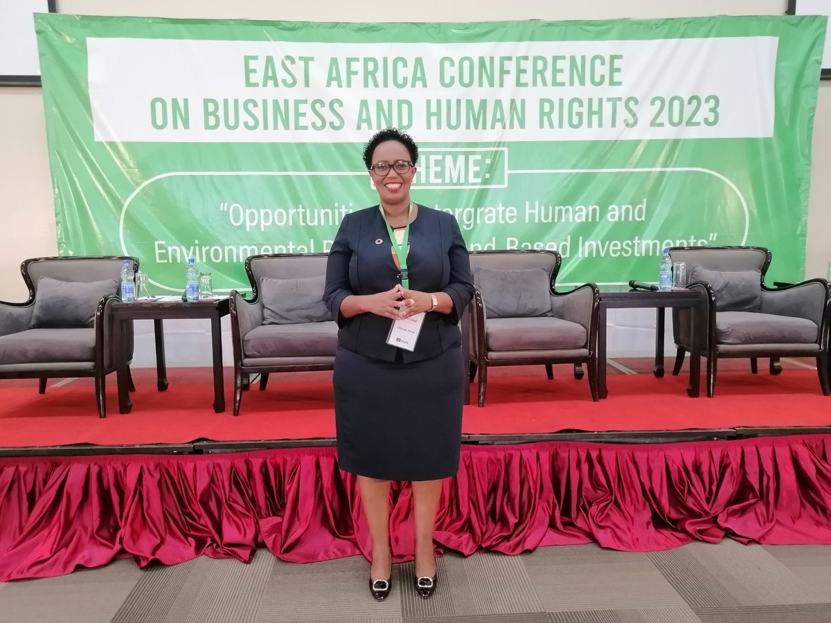 THEME
' Opportunity to intergrate Human and Environmental Rights into land - Based investments'
East Africa Conferences on Business and Human Rights 2023.
Business should be at the forefront
to embrace Respect, Prevent and Remedy framework. #HumanRights
#UNGPs
#sustainability