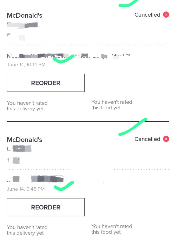 nchakravarty's tweet photo. @SwiggyCares Hello Deboleena, Thanks for the ack. Sharing screenshots that I captured, for your ref. https://t.co/IIf51kAXde