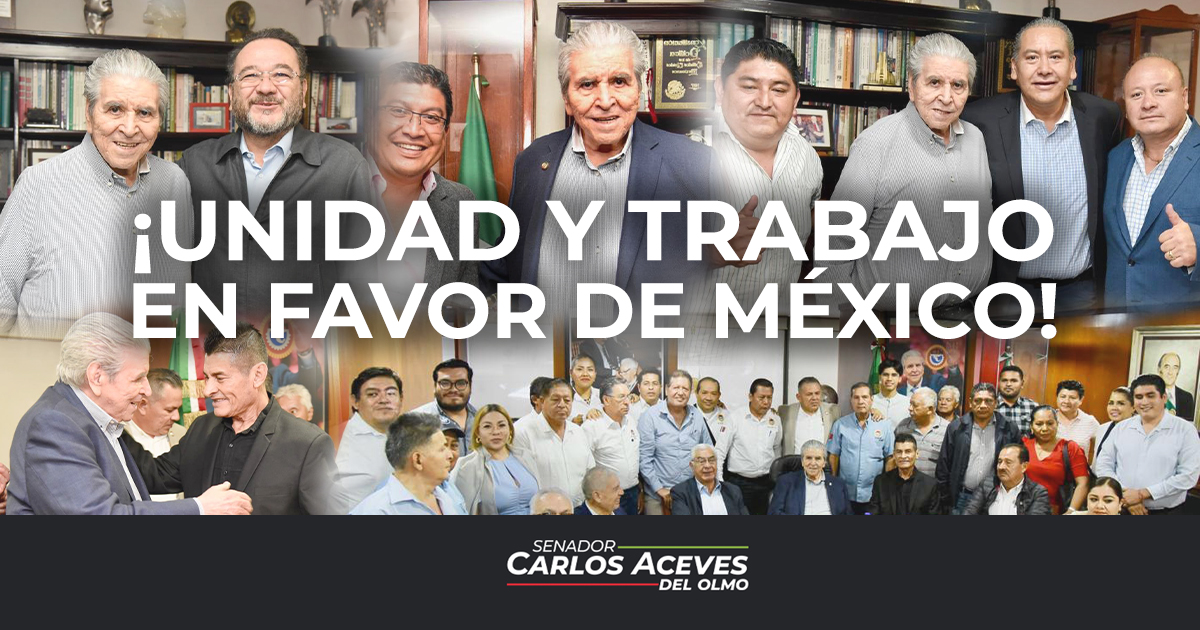 Como dirigente de la <a href="/CTM_MX/">CTM Nacional</a>, creo en el diálogo y la importancia de aprender unos de otros. Gracias a los líderes cetemistas por su apoyo y por compartir su valiosa labor sindical.

¡Continuamos, con Unidad y Trabajo, en la lucha por un mejor futuro laboral para los mexicanos!