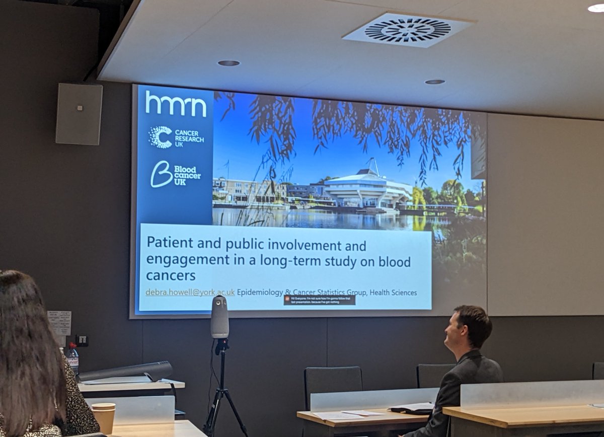 Our PPI team are at #ResearchWithThePublic conference.
<a href="/Debra_Howell67/">Debra Howell</a> was speaking about her work with the public on the long-term <a href="/HMRN_UK/">HMRN UK</a> study 

👉yhhn.org/partnership

<a href="/YHHN_UK/">YHHN_UK</a> patient partnership