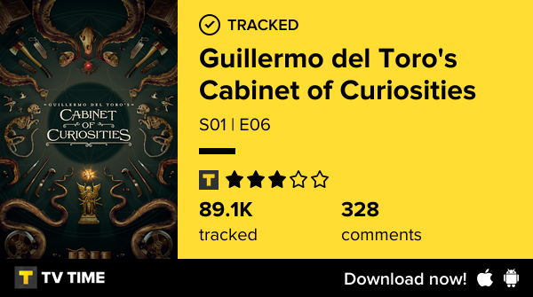 I've just watched episode S01 | E06 of Guillermo del Toro's Cabinet of Curiosities! #cabinetofcuriosities  tvtime.com/r/2QXHf #tvtime