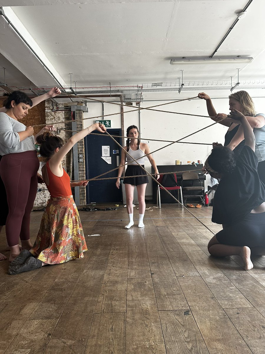 Our R&amp;D is well under way and we are having THE BEST time creating at <a href="/arcolatheatre/">Arcola Theatre</a> 

Still time to donate to our crowdfunder to help us continue to develop this work! 

 kickstarter.com/projects/quand…
