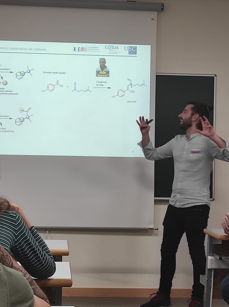 It has been an amazing 'X Encontro da Mocidade Investigadora'.

Congratulations to all our lab members contributing to this <a href="/xeminv/">X Encontro Mocidade Investigadora</a>: Laura Goicoechea, <a href="/AlexRey_95/">Alex Rey</a> and many others

Nice job! Well done! 👩‍🔬👨‍🔬🗣️  🤩👏👏

(<a href="/ciqususc/">CiQUS</a> <a href="/UniversidadeUSC/">USC</a>)