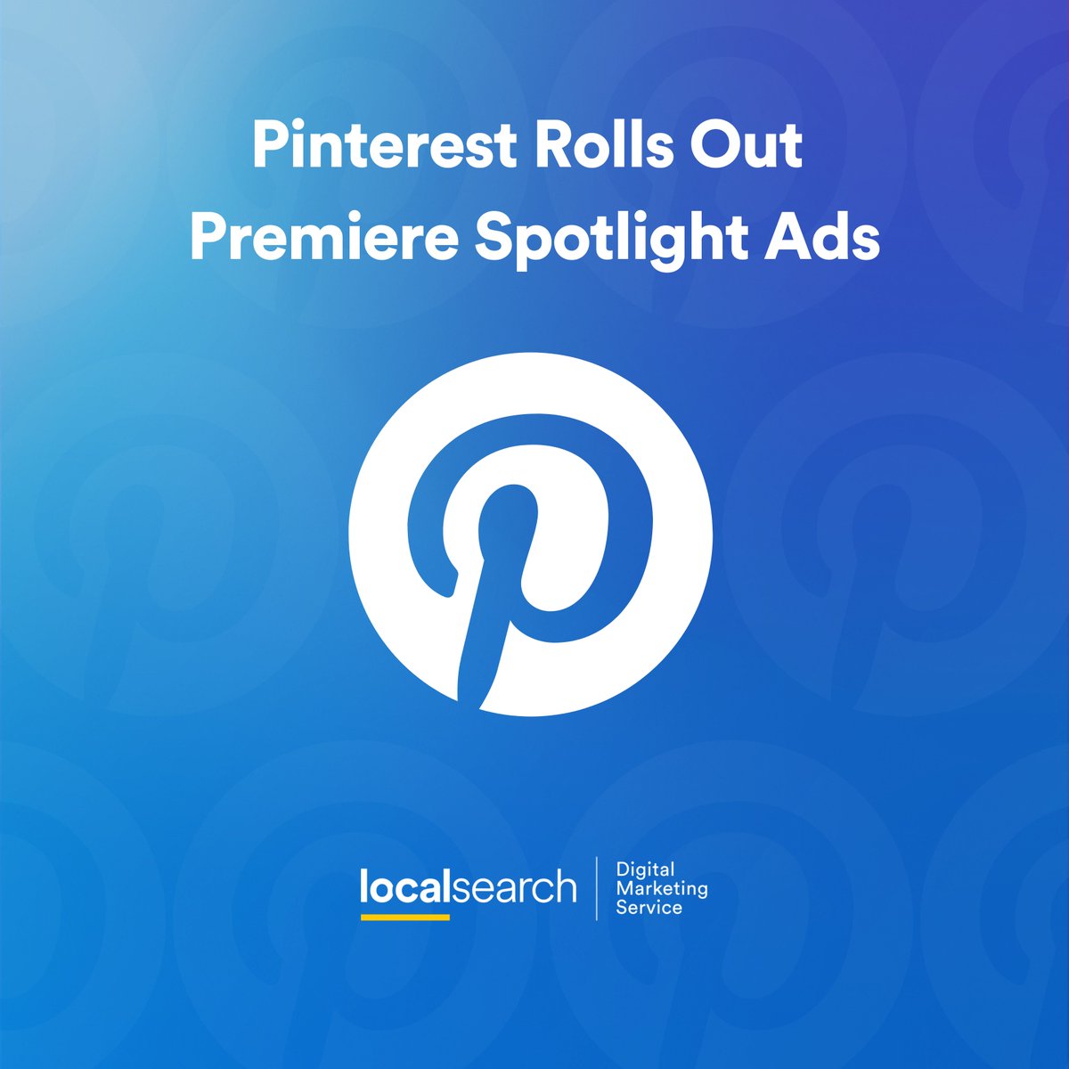 🌟  @Pinterest is rolling out ‘Premiere Spotlight’ ads to more businesses, enabling brands to place prominent videos that take up around half the screen on the Search tab in the app.

#SocialMediaMarketing