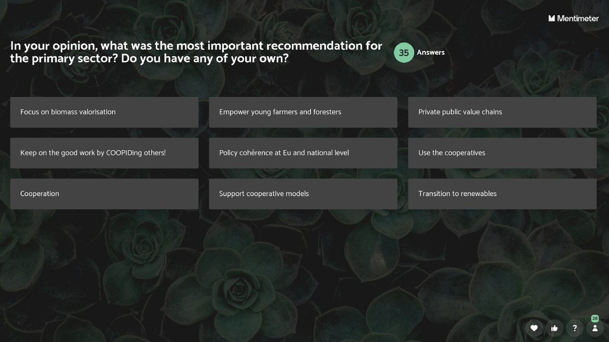 In your opinion, what was the most important recommendation for the #PrimarySector to uptake the #bioeconomy?📌bit.ly/3oUvUDN

<a href="/CoopsAgroES/">Cooperativas Agro-alimentarias de España</a> <a href="/innovarum_/">INNOVARUM</a> <a href="/GreenFlex/">GreenFlex</a> @UniboMagazine <a href="/Gaia_Brussels/">Gaia Epicheirein EU</a> <a href="/Gaia_Epixeirein/">GAIA ΕΠΙΧΕΙΡΕΙΝ</a> <a href="/foodbiodk/">Food & Bio Cluster Denmark</a> <a href="/ProAgria/">ProAgria</a> <a href="/MTU_ie/">Munster Technological University</a>