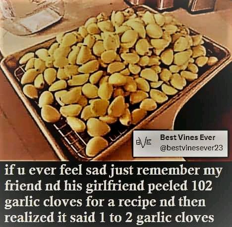 TheodoraSpoons's tweet image. Honestly... I see no problem.
Make a buttload of Garlic Confit.

#Food #ADHDMemes #FoodMemes