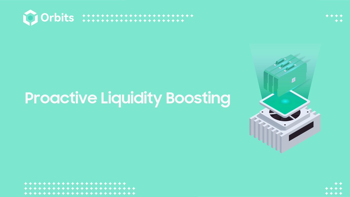 🤝 With high-frequency and proactive trading strategies, Orbits partners with liquidity market making products to increase platform liquidity and share market making benefits with a wide range of users. #DeFi #YieldFarming