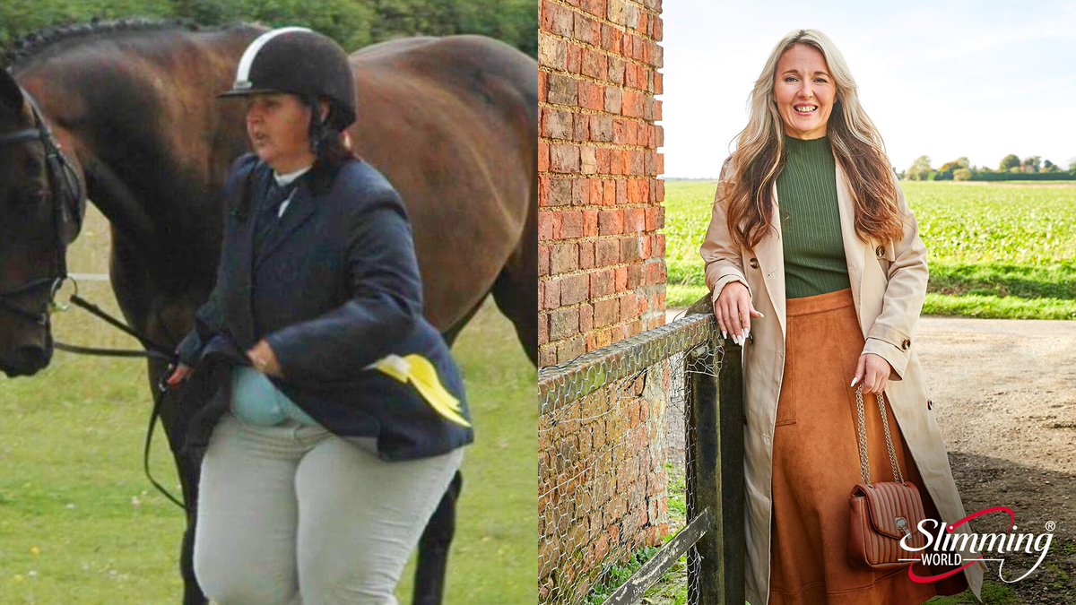 Fabulous Abby, 37, lost 8st 4lbs and reversed her type 2 diabetes diagnosis with Slimming World. She now has the energy and confidence to get back in the saddle after 13 years. This #DiabetesWeek DM me to find out more about our amazing group and take control of your health 💖