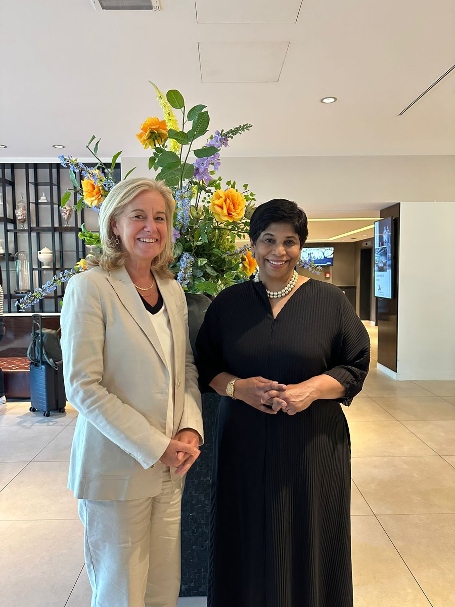Really enjoyed the opportunity to meet @IntlCrimCourt Deputy Public Prosecutor Khan: #accountability for #genderpersecution requires us to understand that discrimination underlies this crime #GBV @eu_eeas @PMGrotenhuis