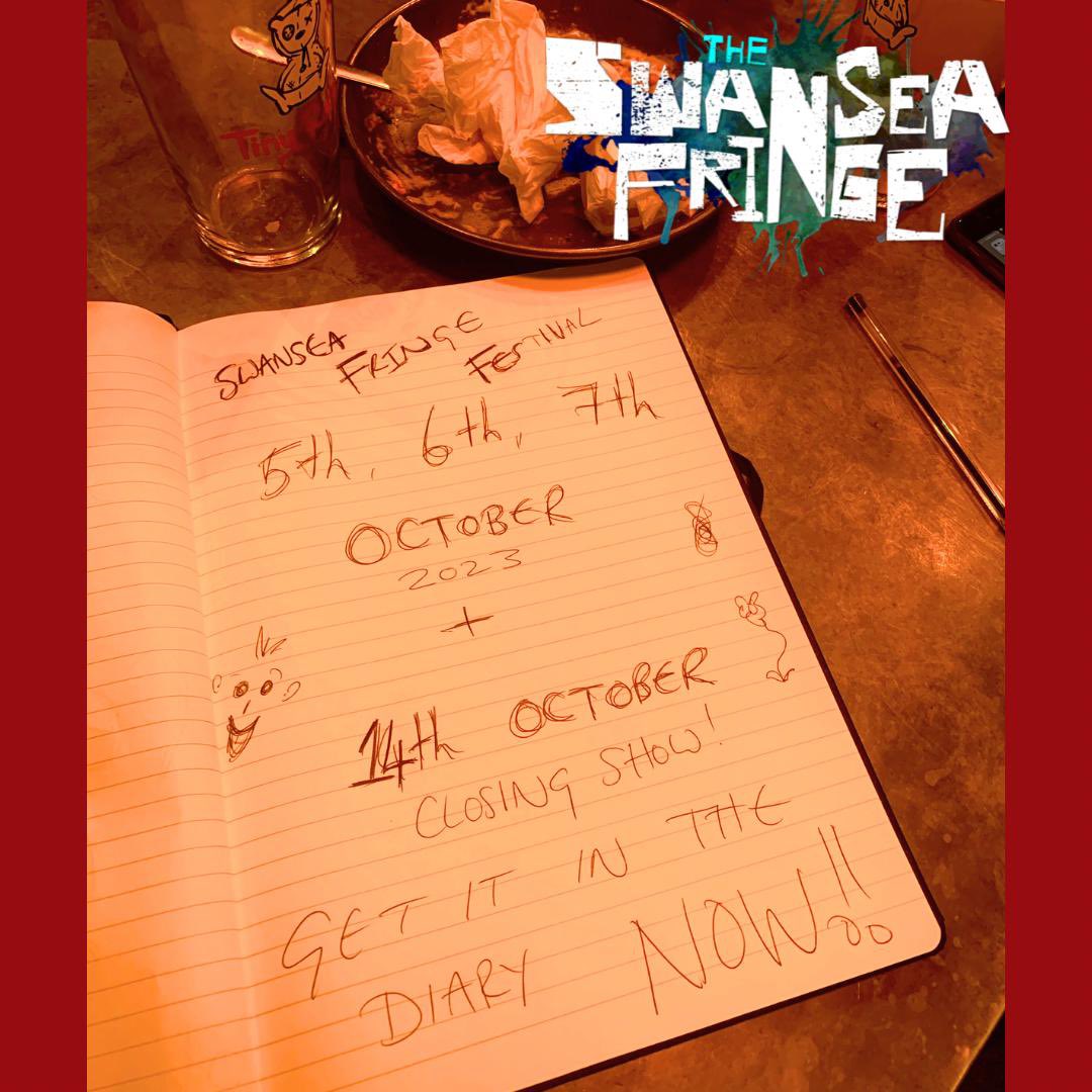 The wait is over…. Mark your calendars, because Swansea Fringe Festival is back! From October 5th-7th 2023, plus a closing show on the 14th. Keep your eyes peeled for more info👀👀 #swanseafringe #swanseaevents #music #swanseafestival #swanseamusicscene #swansealife