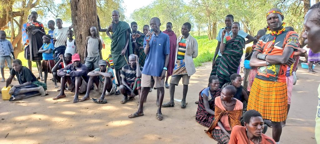 STFUganda's tweet photo. #STFupdates: Ongoing Engagement of Potential Perpetrators of Child marriage and teenage pregnancy in Nakoreto, Kotido district under our project "Leave No One Behind" funded by @savechildrenug https://t.co/ycx0DJloq3