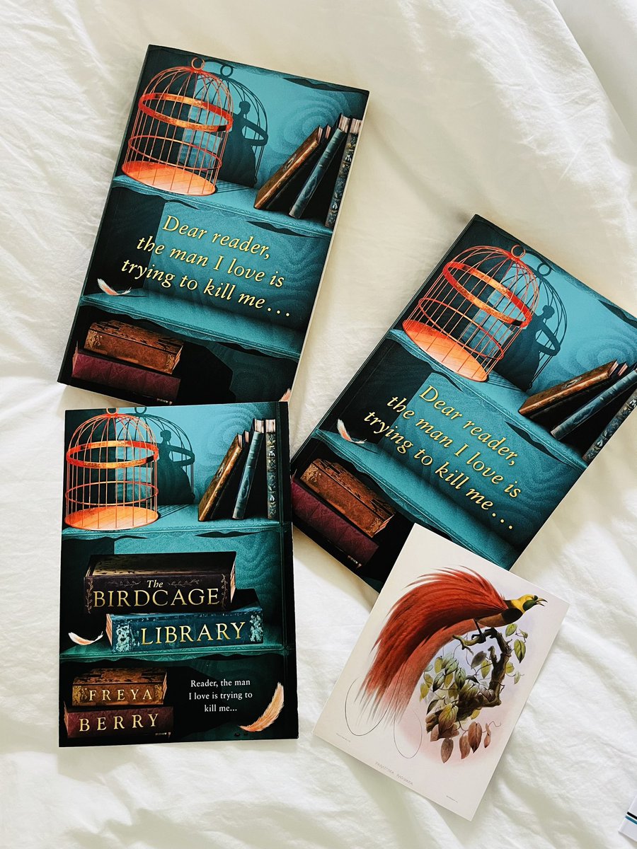 Last night I stayed up late to finish #TheBirdcageLibrary by @FreyaBBooks @headlinepg 

Spoiler Alert…..it’s brilliant!

Freya is in conversation over at @Squadpod3 this evening on insta 7:30pm

You can WIN my spare copy by entering on insta ⬇️⬇️⬇️

instagram.com/p/CtgDM7uASUu/…