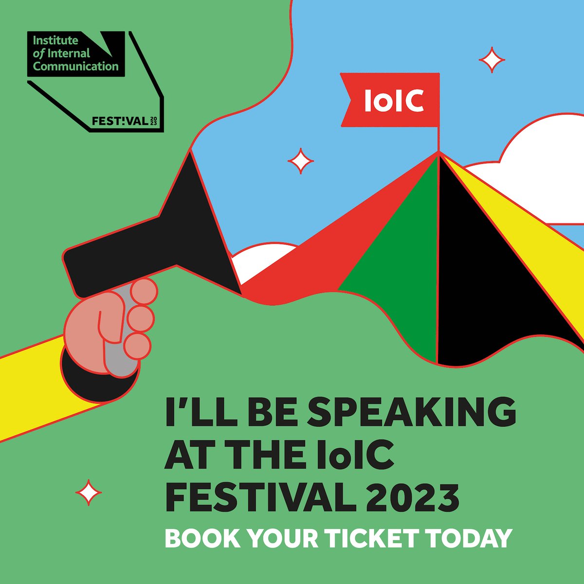 Speaking at #IoICFestival23 near my home in Hertfordshire. Pollen bomb canceled my walk to the venue, but ready to share credibility tips! Stay tuned for results tomorrow! Looking forward to meeting amazing attendees and hearing fellow speakers. #leadership #credibility #speaker