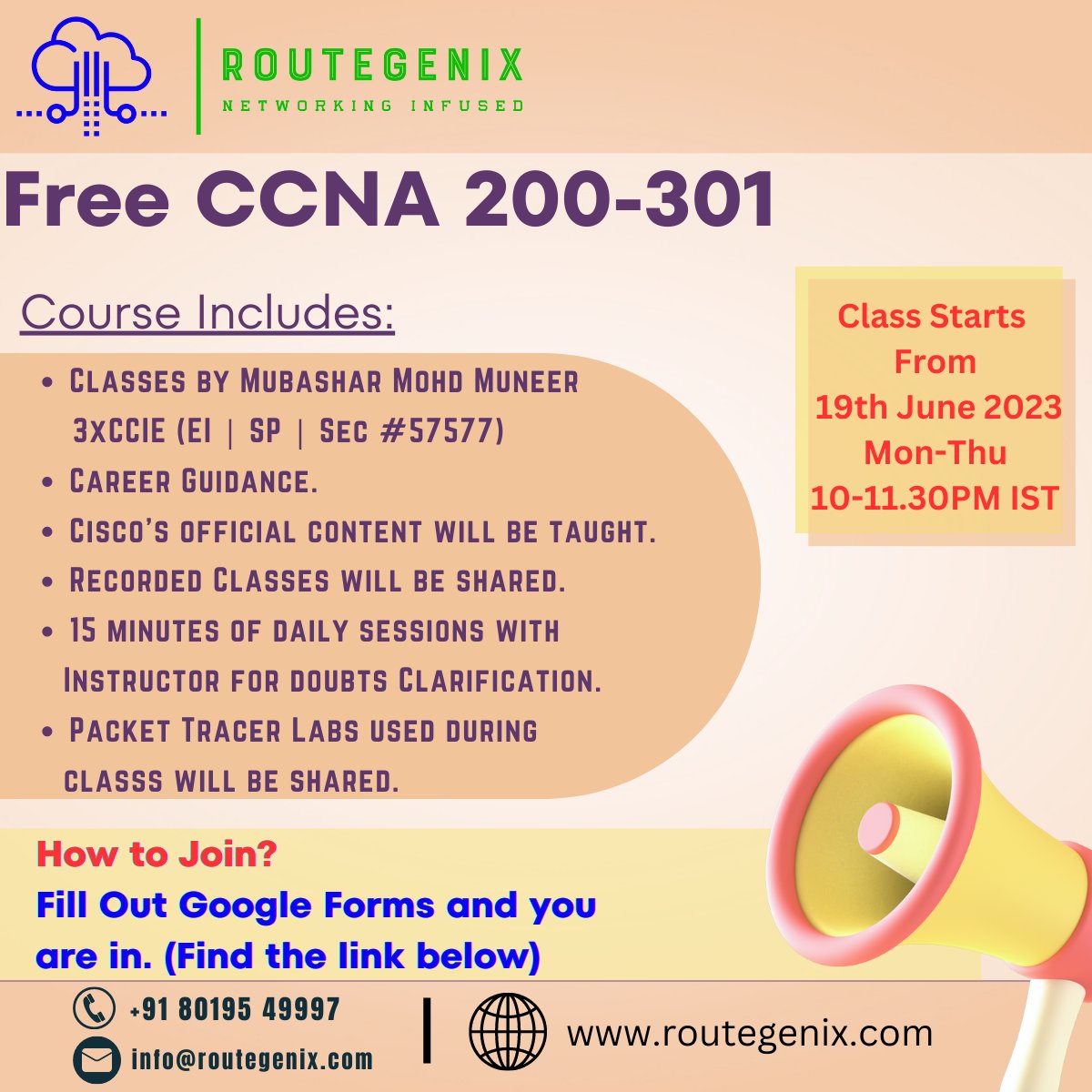 RouteGenix's tweet photo. Join our WhatsApp group for a "FREE" Cisco's official Content CCNA course with Mubashar Mohd Muneer, a 3xCCIE certified expert (EI | SP | Sec  #57577). Gain valuable knowledge from his expertise. Click the link: https://t.co/8YObk8LVBU. Let's learn together! #register #routegenix https://t.co/SrS766oA7Q
