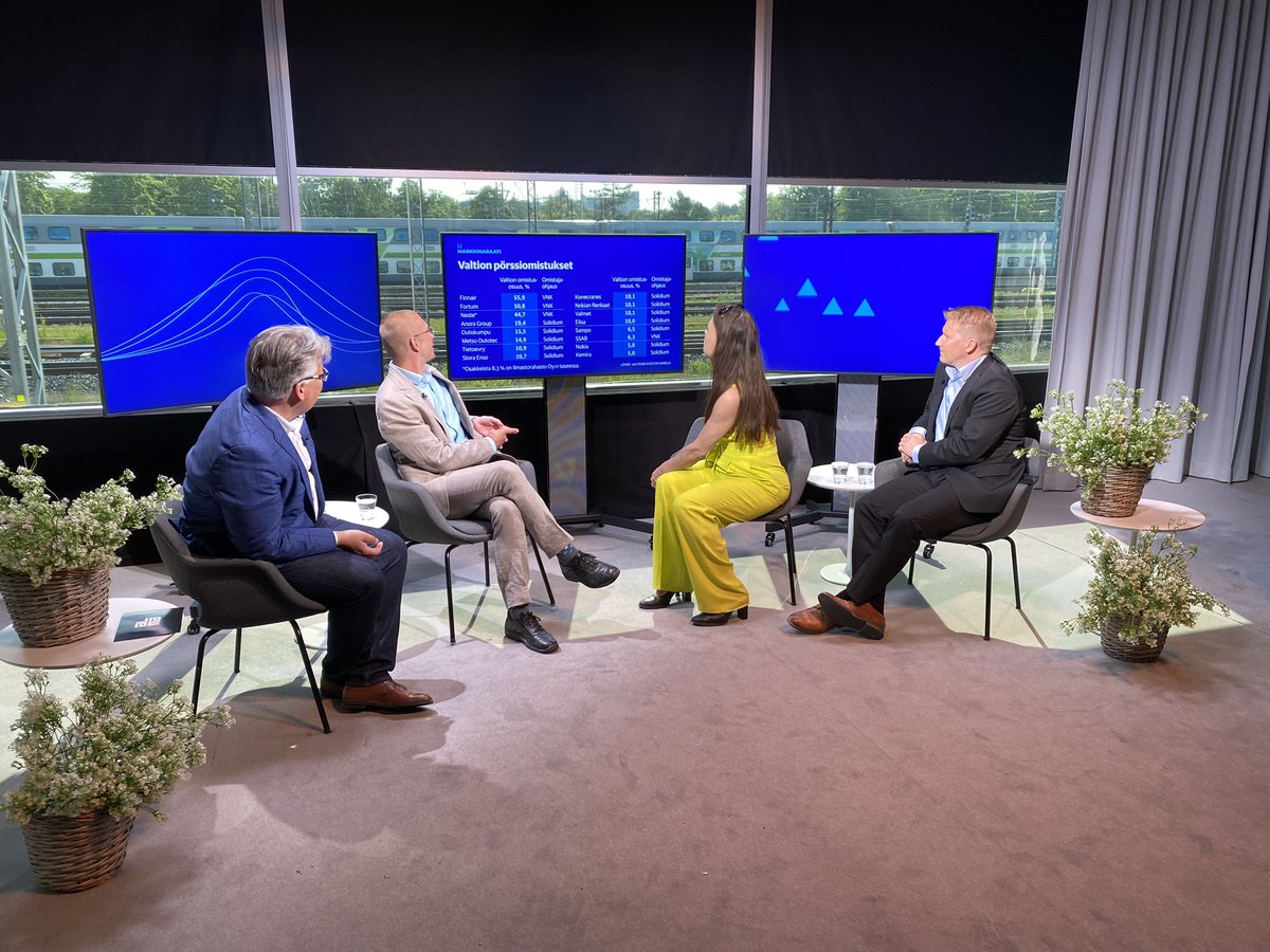 Kevään viimeisessä Markkinaraadissa puhutaan perjantaina valtion pörssiomistuksista ja pörssin näkymistä. Mukana Sari Lounasmeri, Karo Hämäläinen ja Juuso Kenkkilä. Juontajana Talouselämän päätoimittaja Jussi Kärki. #Markkinaraati