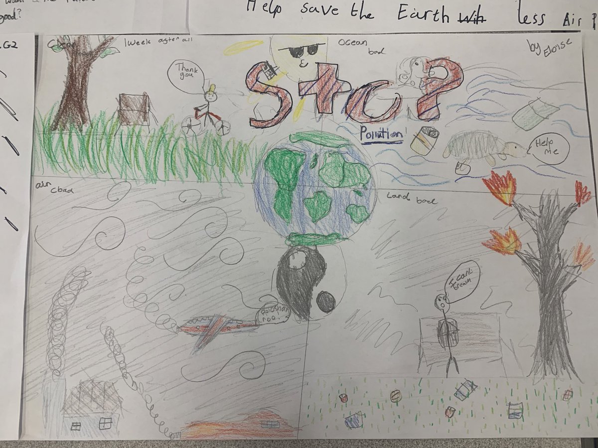 GDPS_TW8's tweet photo. To celebrate #NationalCleanAirDay #CleanAirDay all of Green Dragon made posters about reducing air pollution, and have been having extra outdoor learning! 

@LBofHounslow @HounslowToday @brentfordtw8 

#superzones #willowtunnel #woodarea #PE #music https://t.co/tcNhqohZbN