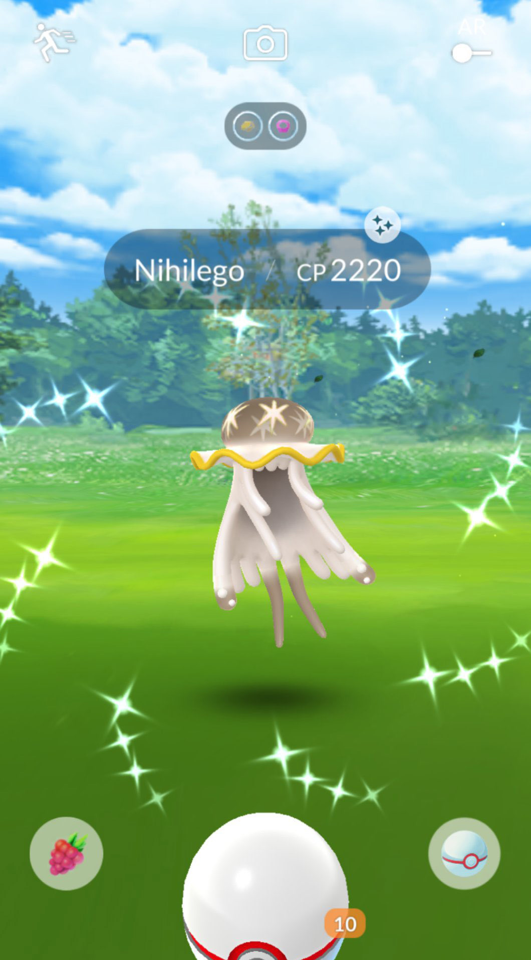 🌟Nate🌟 en Instagram: “Shiny Nihilego 💛 Nature: Timid Method: SR (~585)  Ball: Luxury Ball IVs: 3 Check out these awesome accounts: @shinyweaver  @shinyarbiter……