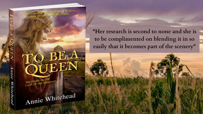 AnnieWHistory's tweet photo. She is the daughter of Alfred the Great and she must lead a kingdom, but does she have what it takes to be a queen? My novel about Æthelflæd, Lady of the Mercians: https://t.co/EuAtrasVVi #histfic #HistoricalFiction #aethelflaed https://t.co/MWpERsKz46