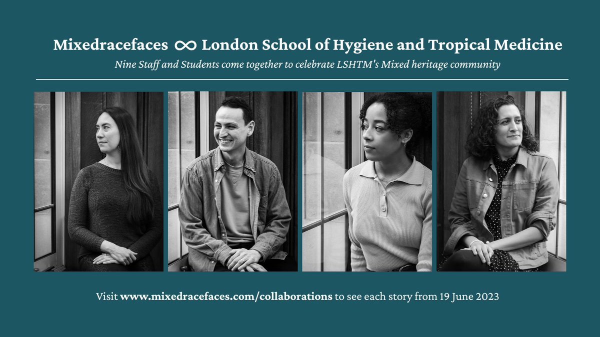 Excited to announce our collaboration with <a href="/LSHTM/">London School of Hygiene & Tropical Medicine</a> - coming soon on 19/06. “It’s important that mixed-race people reclaim their own narratives around their identity, and their multifaceted and very individual experiences, which don’t neatly fit into one imposed category or box.”