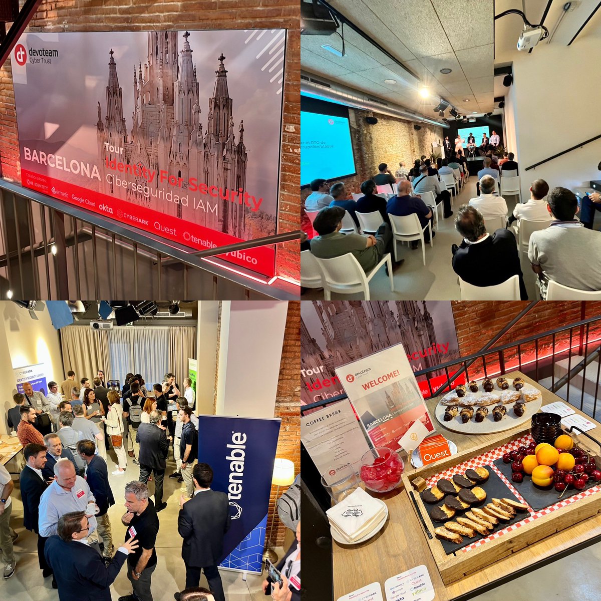 SamiraSineb's tweet photo. Ayer tuvo lugar la tercera parada de #TourCiberseguridadIAM en #BCN 🌆 para Devoteam  💗!

Pleno de asistentes, gracias a sus partners y clientes 🏆 

Tuvieron una oportunidad inigualable para conocer 👂🏼 la perspectiva de los líderes tecnológicos en Gestión de Identidades. https://t.co/7cUwKCEWaI